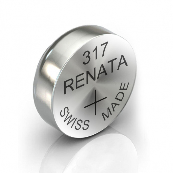 Renata 317 / SR516W / SR62 silberoxid x 1 batterie