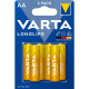 Varta LONGLIFE LR6/AA x 6 batterien (blister)